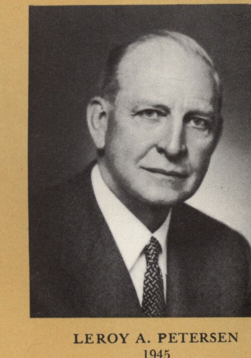 Portrait of LeRoy A. Petersen